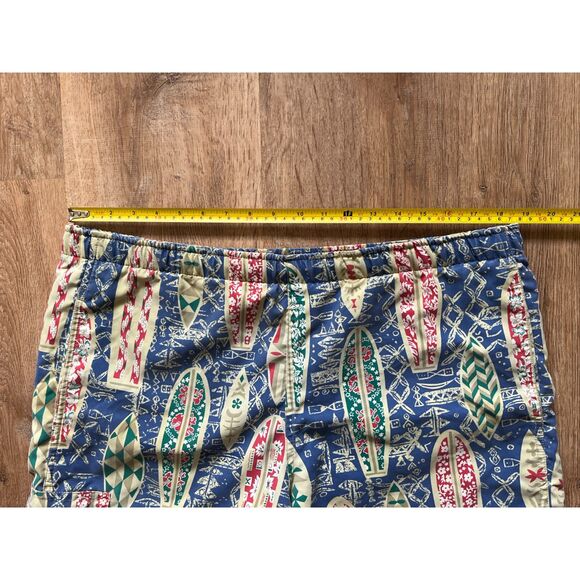 VINTAGE Reyn Spooner Surf Board Swim Trunks Pockets Shorts   Mens Size Medium - Picture 6 of 7